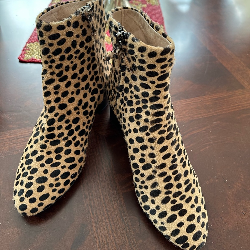 Cavallini Authentic Leopard Fur Boot EU Size 38